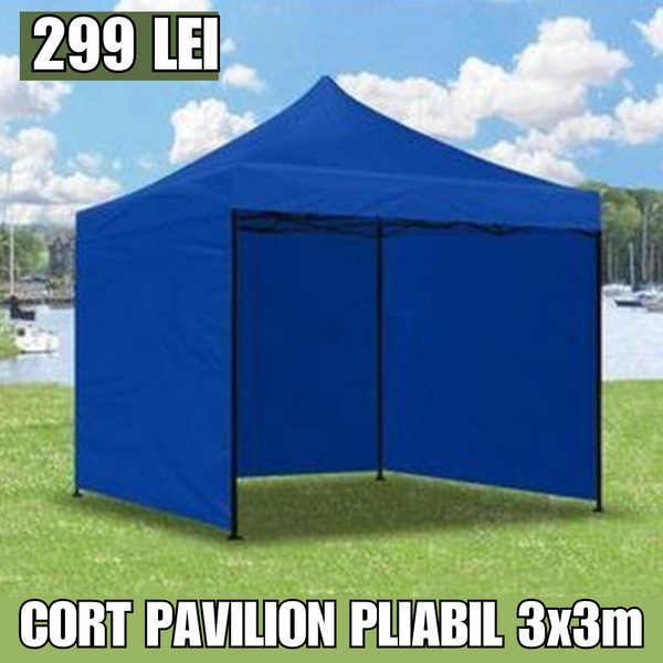 Cort cu pavilion PLIABIL!
