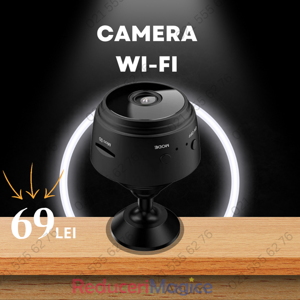 Camera WI-FI,vedere nocturna si senzor de miscare A9