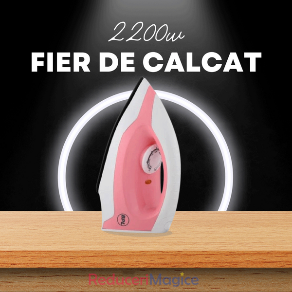 Fier de calcat, cu functie uscata de calcare si putere reglabila de pana la 2200w