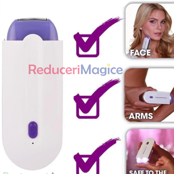 Epilator reincarcabil pentru femei, cu tehnologie