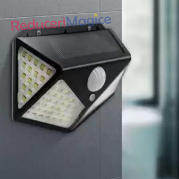 Lampa Solara 100 Led cu Senzor de miscare