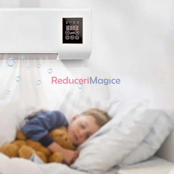 Aer Conditionat cu ventilator 2 in 1, Rece/Cald, 16 - 40 grade, 1800W, cu telecomanda, Alb